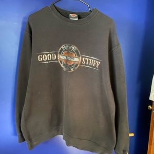 Harley Davidson crew neck sweatshirt.